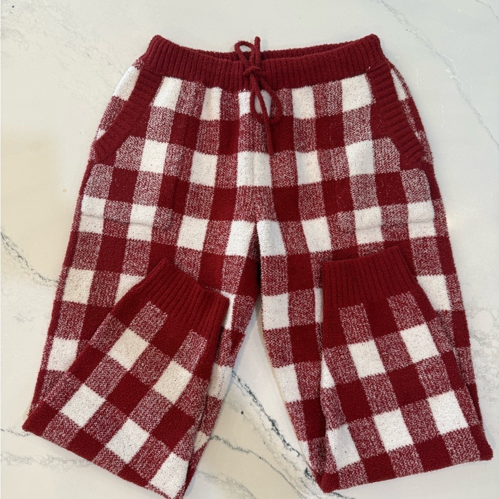 David Archy Fleece Buffalo Check Pajama  Set with Pockets Women’s Size M - Picture 8 of 10